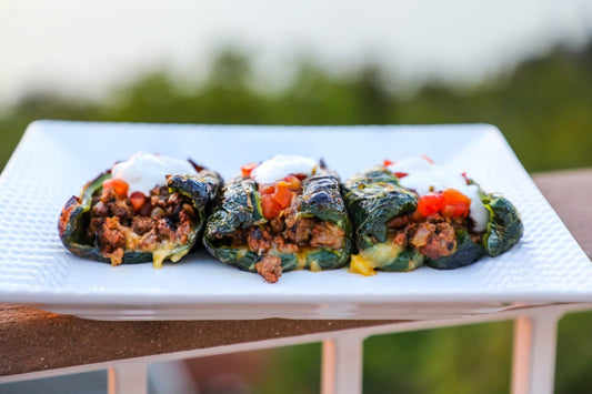 30-Minute Meals: Grilled Stuffed Poblano Peppers