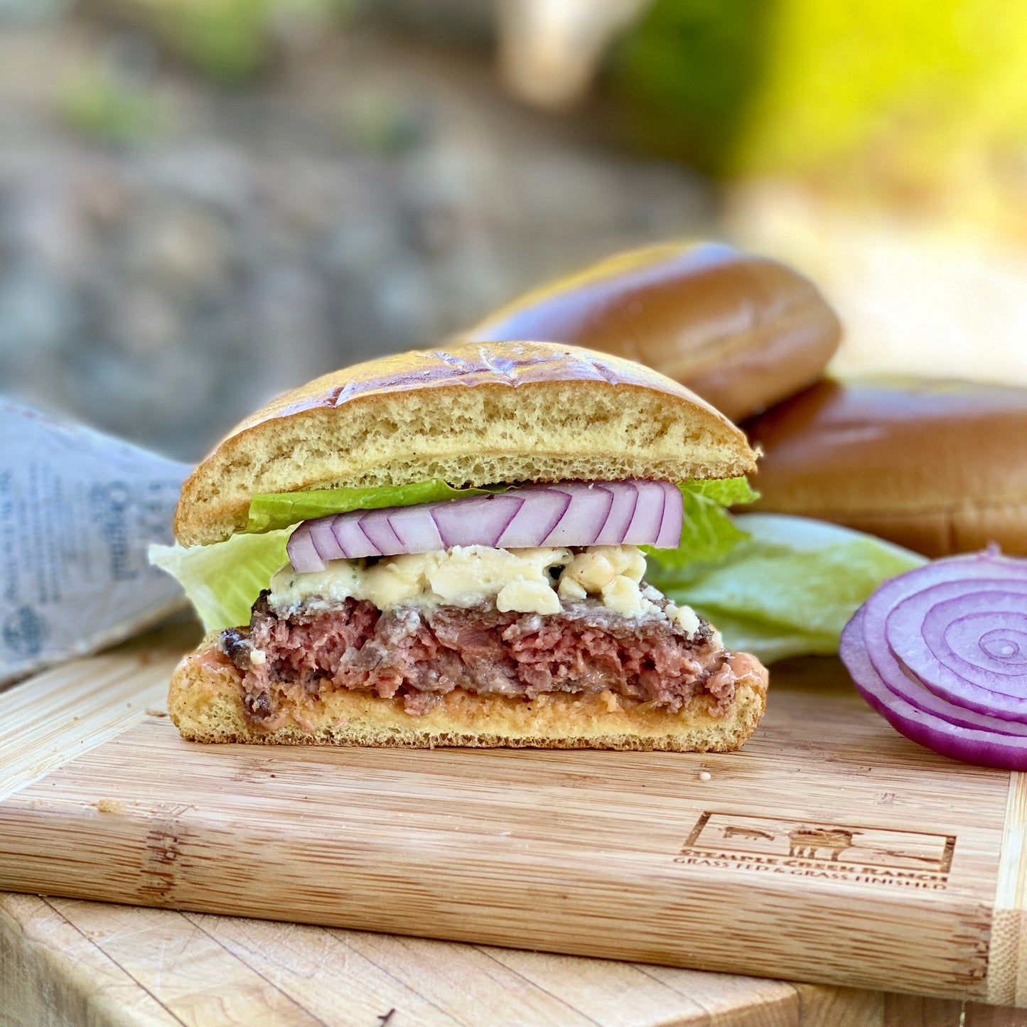 Beef and Bacon Patty Burger
