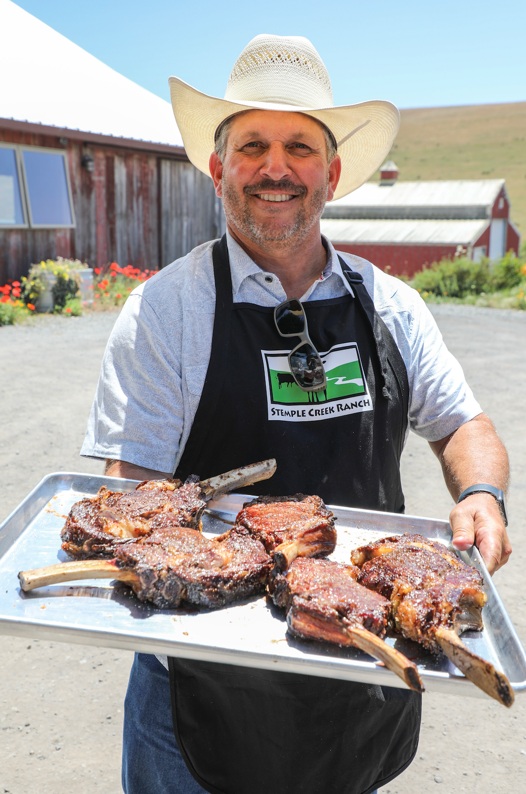 Beef 'Hatchet' Cowboy Steak