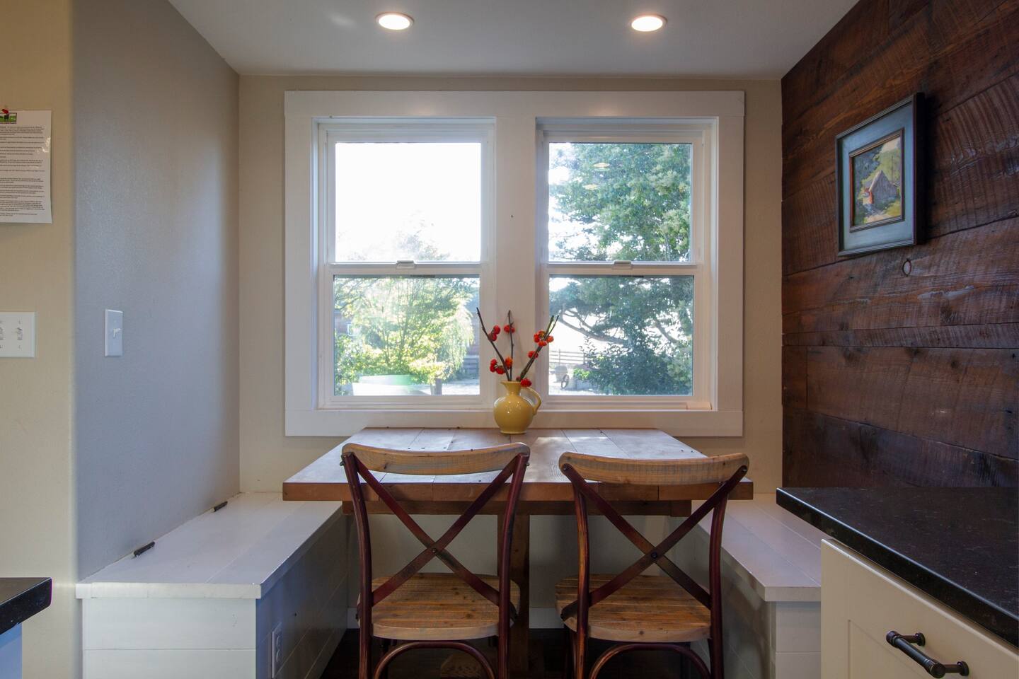 Dining table.