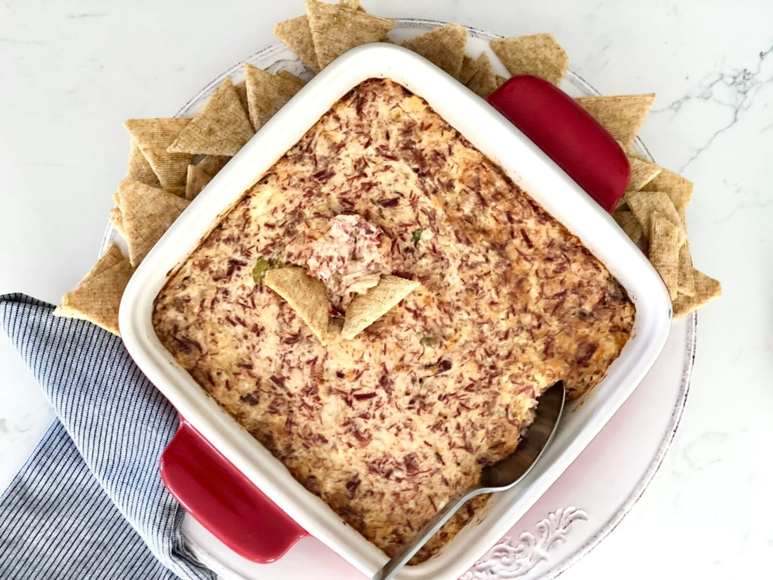 Hot Corned Beef Reuben Dip