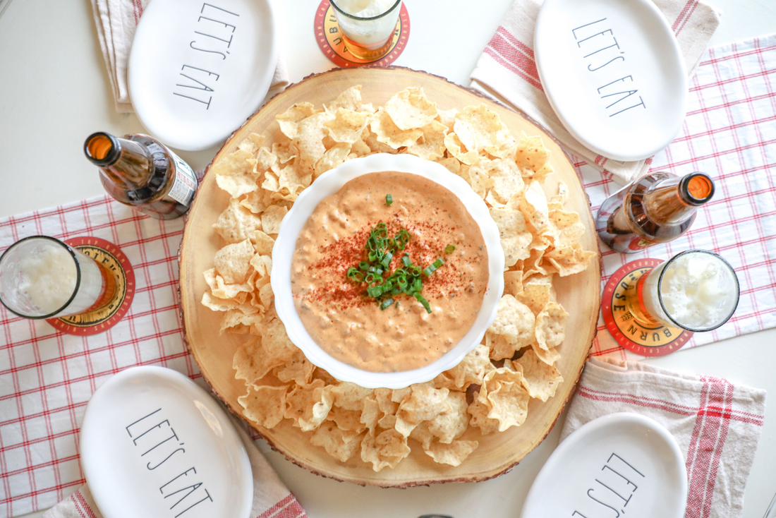 Spicy Beef Queso Dip