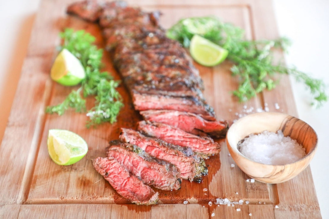 Skirt Steak with Cilantro-Garlic Marinade