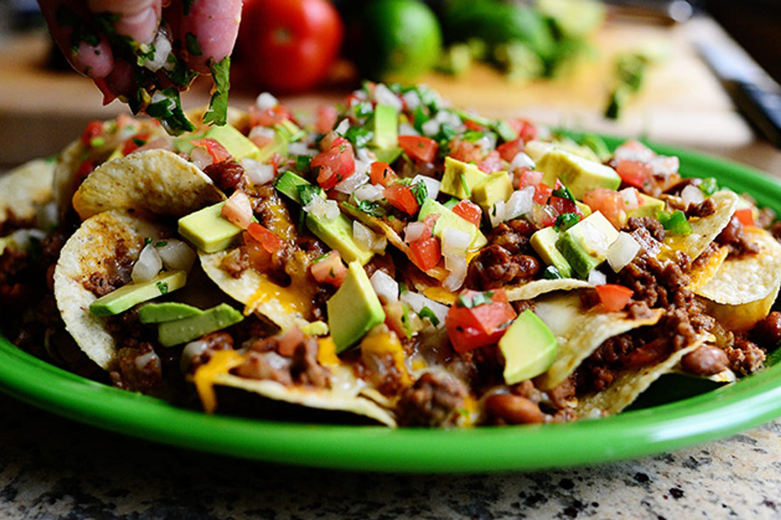 Loaded Beef Nachos for Super Bowl