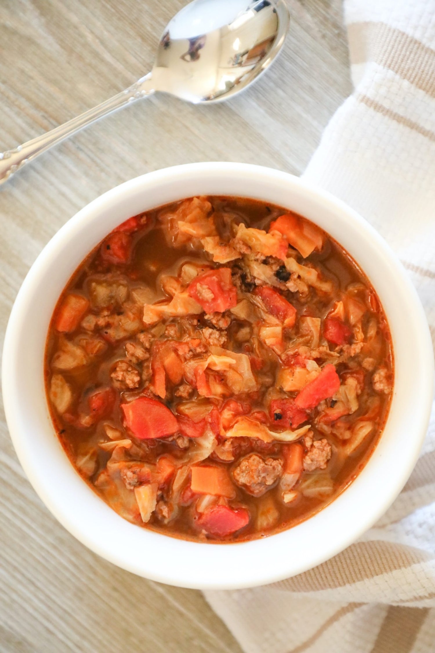 Chunky Beef Cabbage And Tomato Soup Stemple Creek Ranch 4736