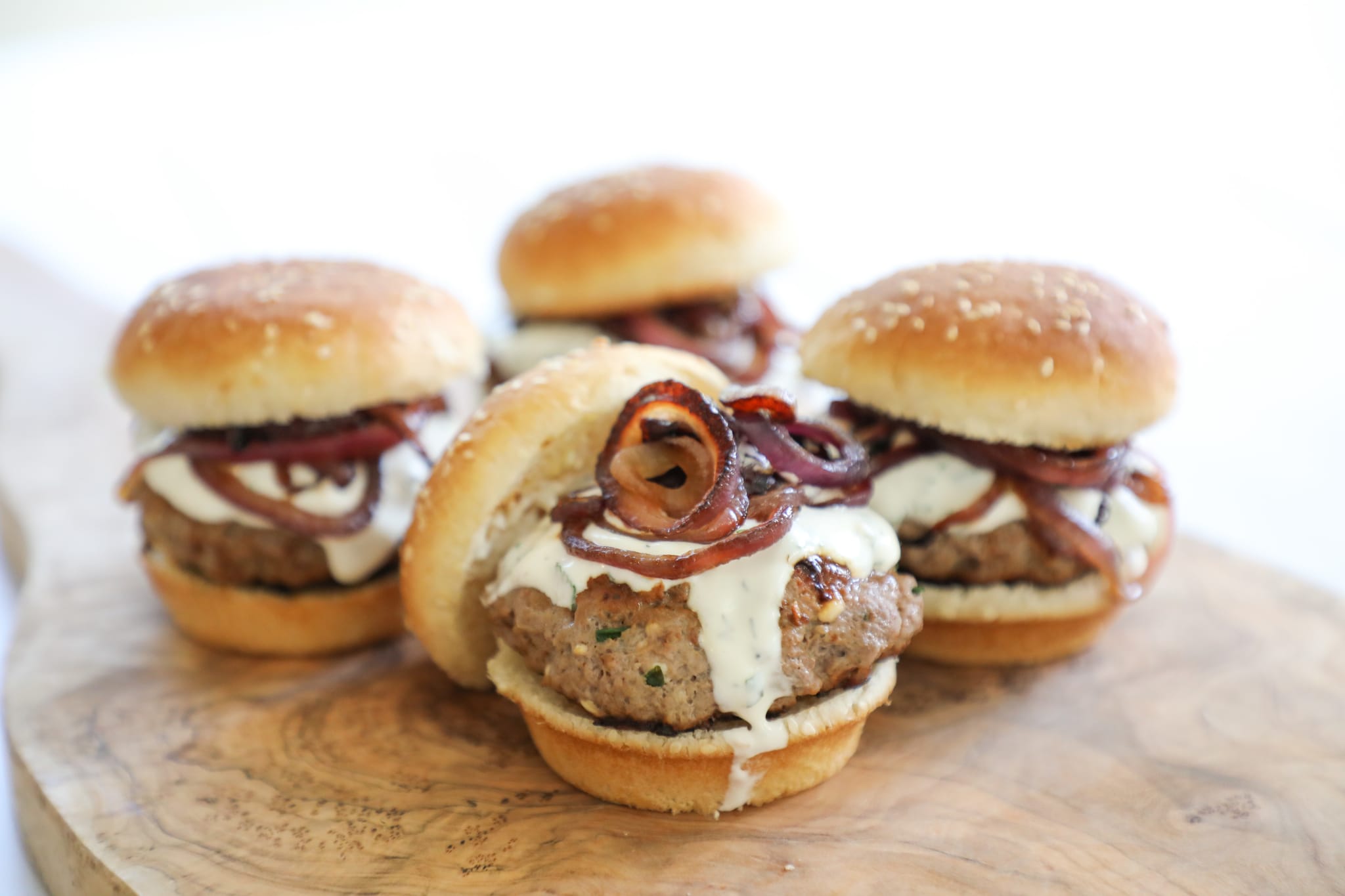 30-Minute Meals: Mediterranean Lamb Sliders with Feta & Mint Tzatziki ...