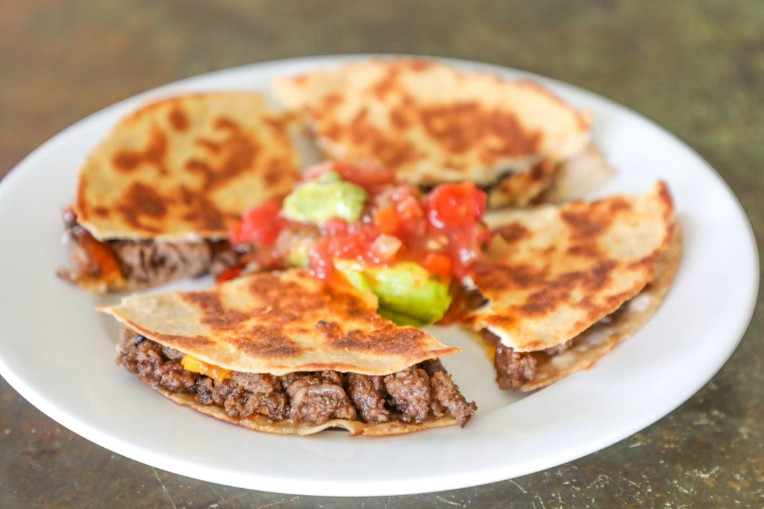 30 Minute Fast & Easy Meal Planner: Ground Beef Quesadilla