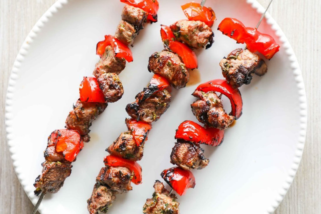 Herb Crusted Lamb Kabobs