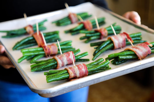 Holiday Side Dishes: Bacon Wrapped Green Bean Bundles