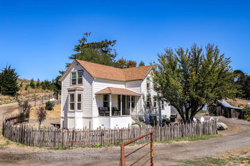 Zia's Farmhouse is a 15--year-old restored house at Stemple Creek Ranch. 