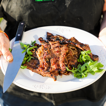 Korean Short Ribs on Plate